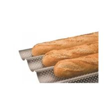 Plaque Moule pour 4 Baguettes / Tuiles MOKA