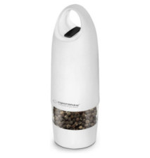 Moulin à Poivre MUNTOK 17cm Blanc (4 piles AA non Incluses)