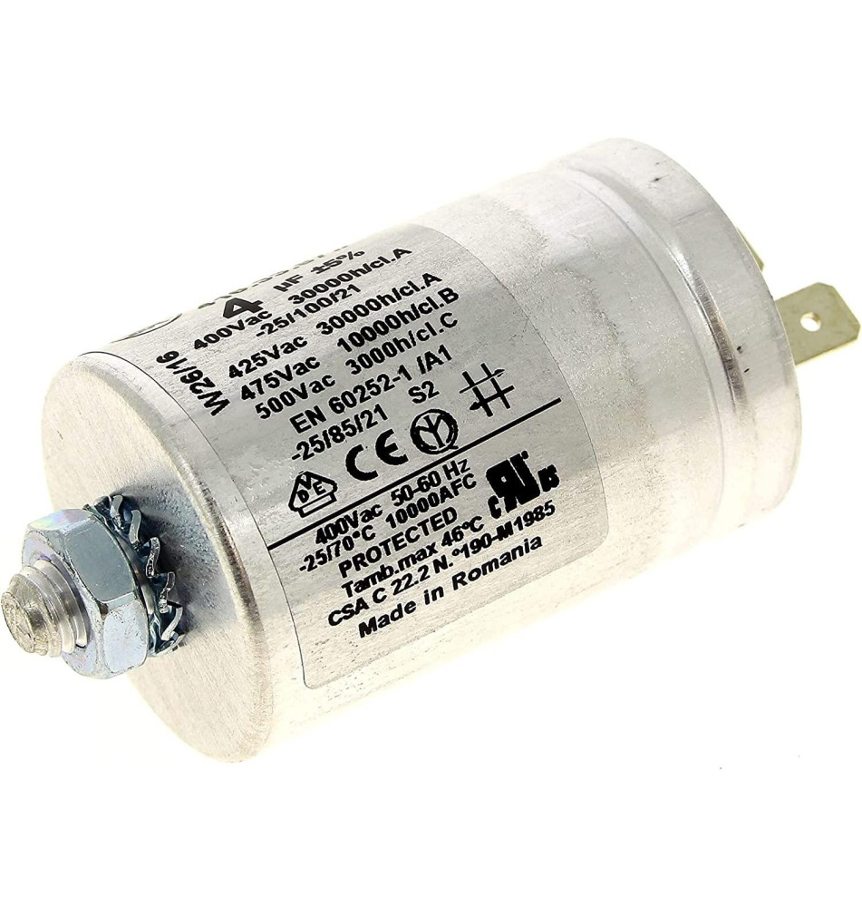 Condensateur Pompe De Vidange - 4µF