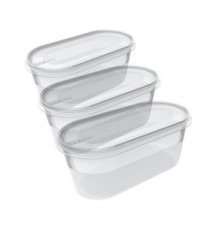 Set de 3 boîtes de congélation Helsinki, 0,8 L
