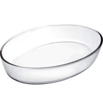 Plat à Four Ovale kristall 40x27x6,50 cm