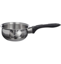 Casserole Bombée en Inox avec Bec Verseur 10cm Tous Feux