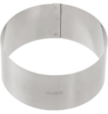 Cercle Inox à patisserie diam 10 cm H 4,5 cm