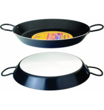 Plat à Paella Nero 42 cm Aluminium (10 personnes)