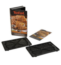 Coffret Snack Collection - Lot de 2 plaques gaufre cœur+1 livre de recettes