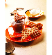 Coffret Snack Collection - Lot de 2 plaques gaufre cœur+1 livre de recettes