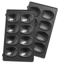 Coffret Snack Collection Lot de 2 plaques mini madeleines+1 livre de recettes