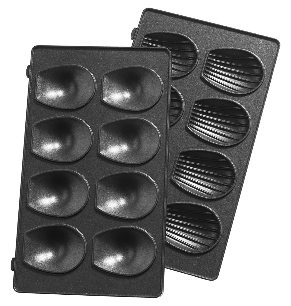 Coffret Snack Collection Lot de 2 plaques mini madeleines+1 livre de recettes