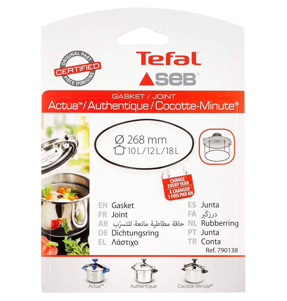 Joint autocuiseur étrier 10 à 18L (Inox)
