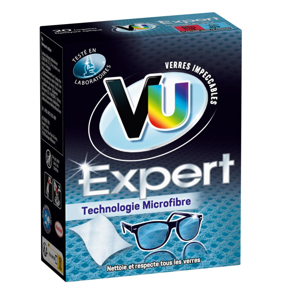 Nettoyant Optique Expert x20 Lingettes