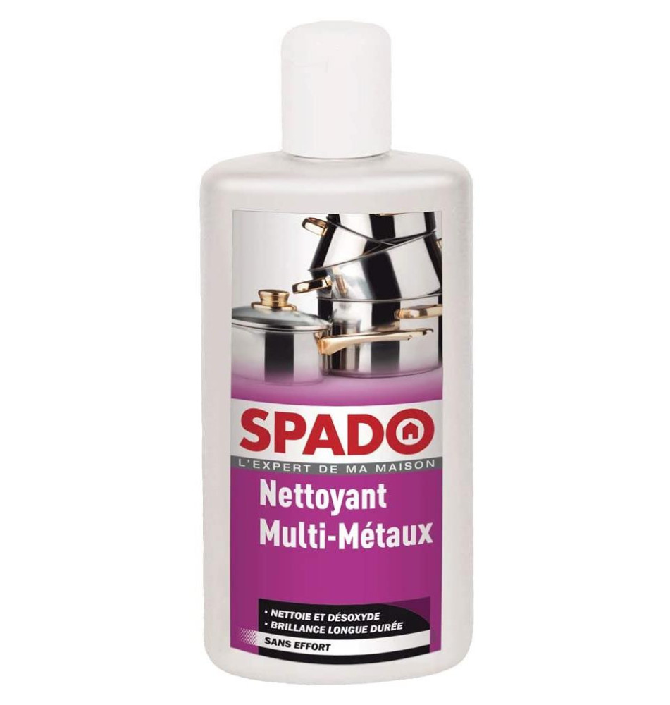 Flacon 250 ml nettoyant multi-métaux