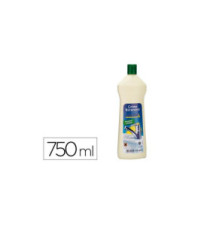 Crème à récurer surfaces émaillées inox brille sans rayer citron flacon 750ml