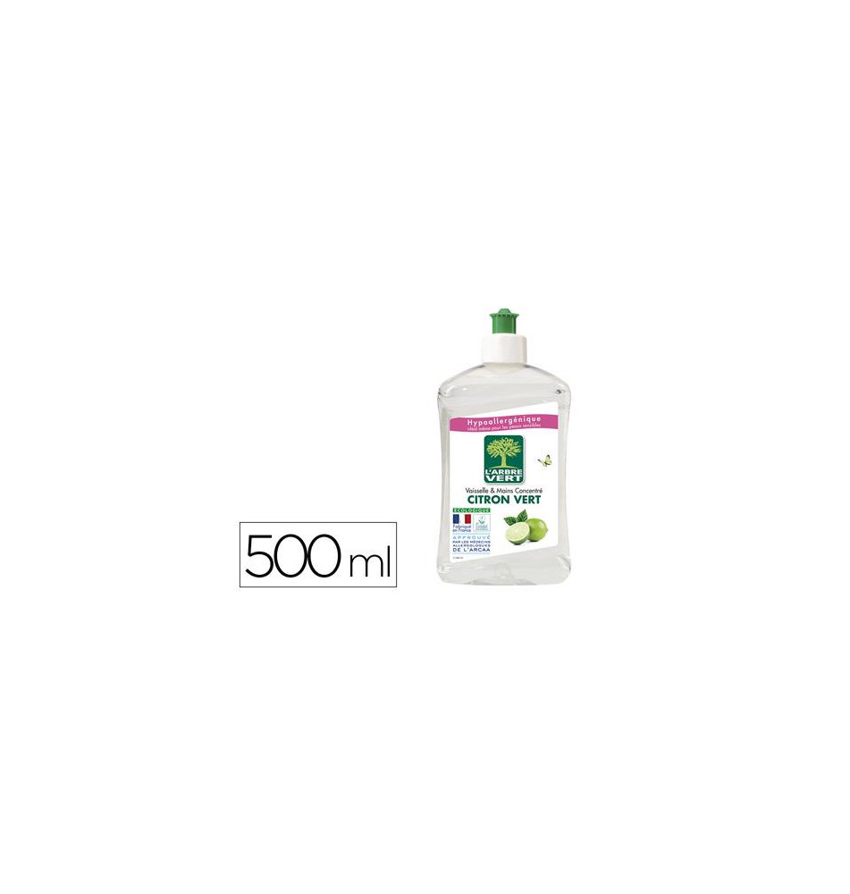 Liquide vaisselle écologique citron vert 500ml