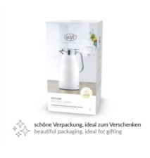 Pichet isotherme SKYLINE, 1,0 litre, silver lining mat