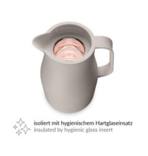 Pichet isotherme ECONSCIOUS, 1 litre, beige