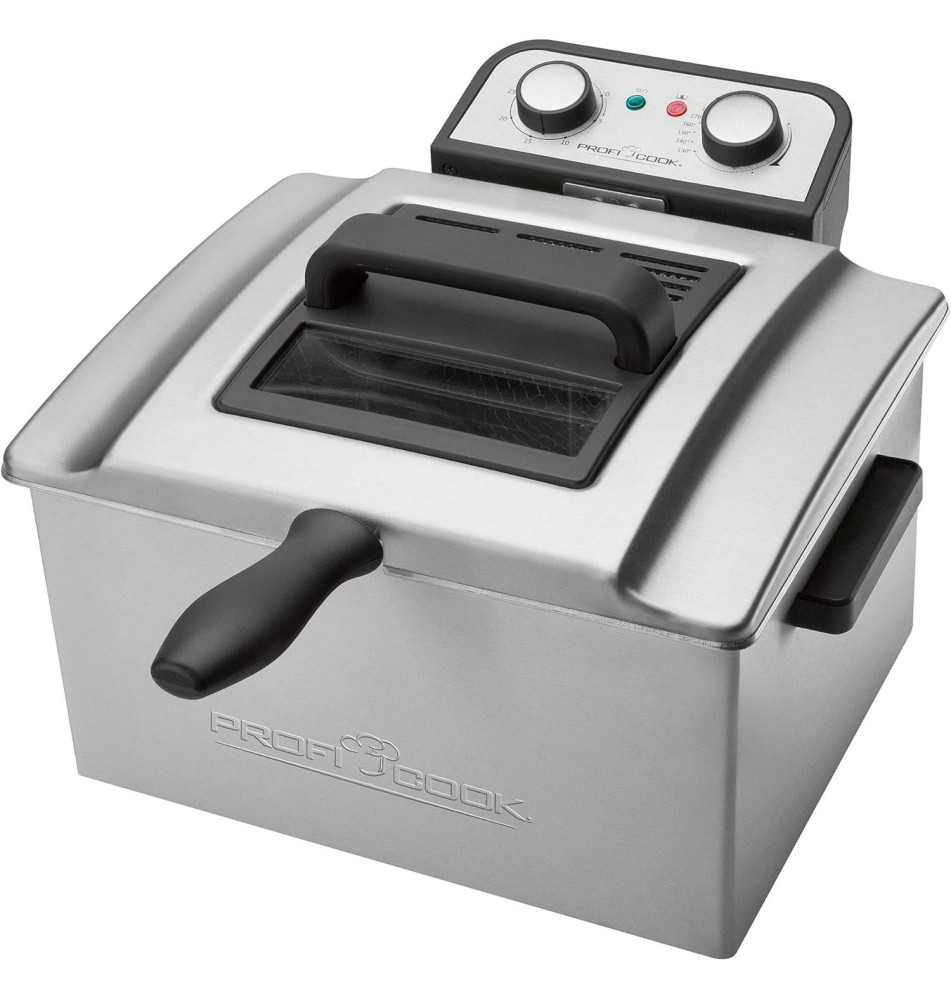 Double Friteuse 5L 3000W professionnelle PC-FR 1038 usage non-intensif