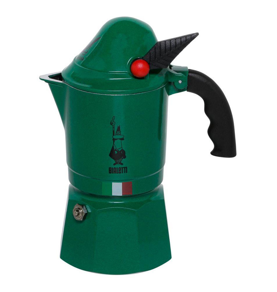 Cafetière expresso Bialetti Break Alpina pour 3 tasses Vert