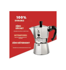 Moka Express: La Cafetière Expresso Iconique 6 Tasses (270 Ml)