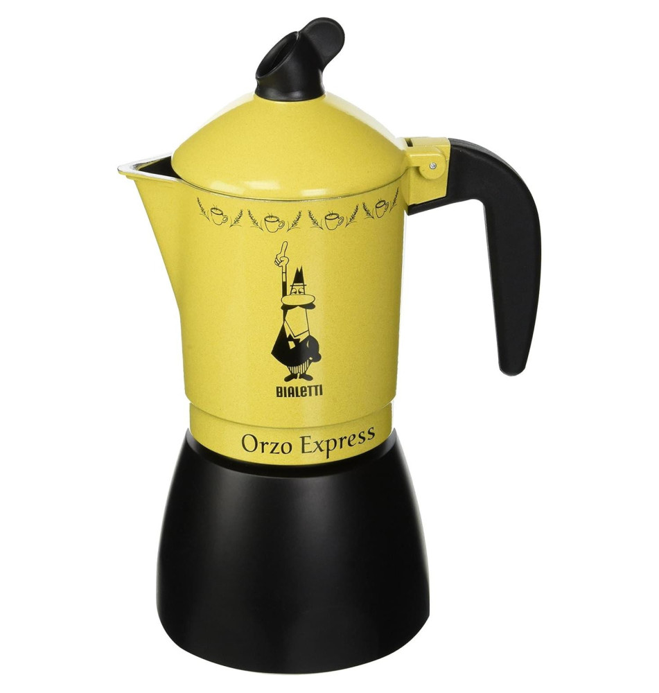 Cafetière Italienne Aluminium Moka Orzo Express Orge 4 Tasses