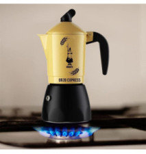 Cafetière Italienne Aluminium Moka Orzo Express Orge 4 Tasses