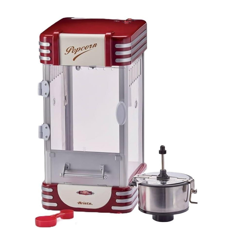 Appareil à Popcorn XL - 310W - Capacité 2,4 l - Rouge
