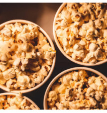Appareil à Popcorn XL - 310W - Capacité 2,4 l - Rouge