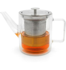 Théière San Remo 1,0 l verre double paroi