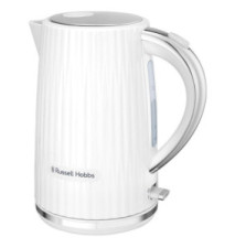 Bouilloire électrique (Eau chaude, thé, café, 1,7 L 2400W Blanc