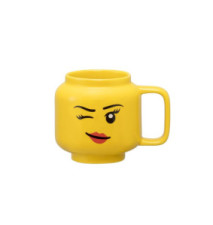 Tasse à café WINKING GIRL, 255 ml Jaune