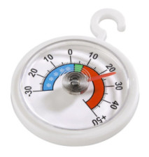 Thermomètre réfrigérateur/congélateur Analogique Blanc