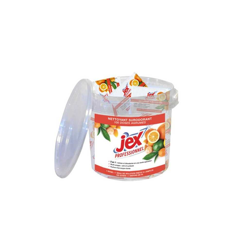 Seau 100 doses de nettoyant surodorant parfum agrumes